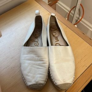 White Sam Edelman espadrilles